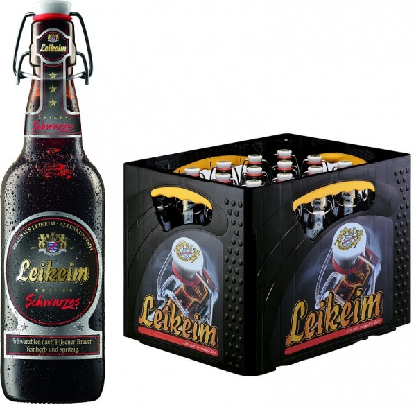 Leikeim Schwarzbier 20x0,5l Bügel