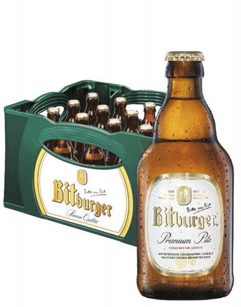 Bitburger Premium Pils 20x0,33l Stubbi