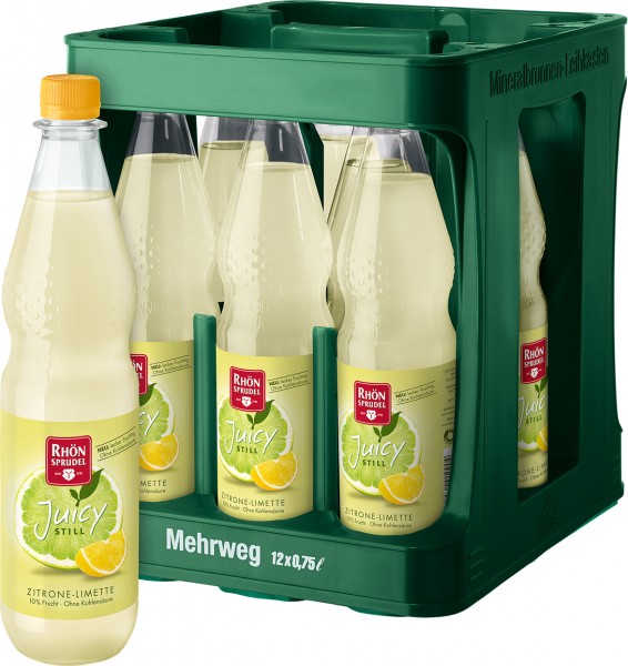 Rhön Sprudel Juicy Zitrone Limette 12x0,75l Pet