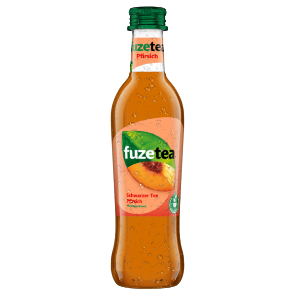 Fuze Tea Schwarz Tee Pfirsich 24x0,33l