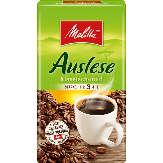 Melitta Auslese Klassisch-mild Filterkaffee 500g