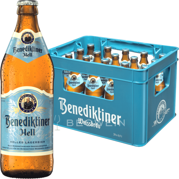 Benediktiner Hell 20x0,5